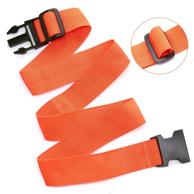 Ajmyonsp 4Pack Luggage Straps Add Bag Straps to Connect Two Suitcases, Adjustable Luggage Belt Connector for Carry On, Travel Attachment Accessories for Connect Your 3 Luggages 4 Color - Image 2